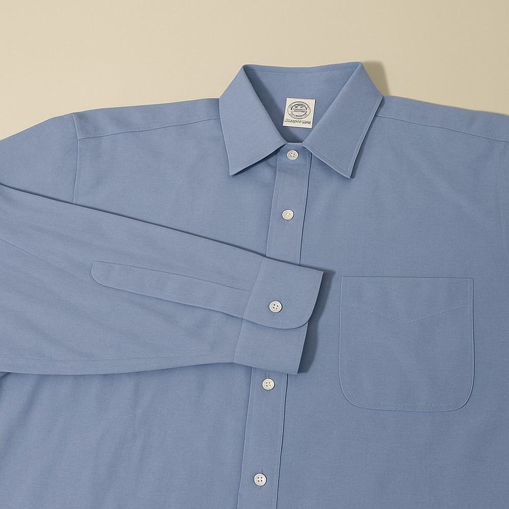 Brooks Brothers Regent SUPIMA Stretch L/S Shirt Button NON IRON 17 36 Oxford